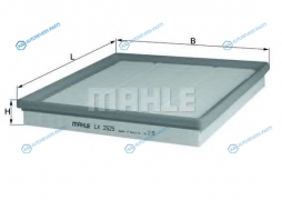 LX 2525 Фильтр воздушный