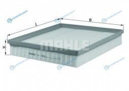 LX 1586 Фильтр воздушный