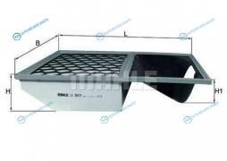 LX 3603 Фильтр воздушный