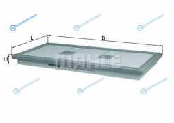 LX 3140 Фильтр воздушный