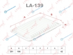 LA-139 Фильтр воздушный