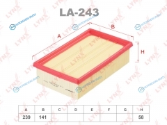 LA-243 Фильтр воздушный