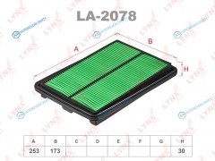 LA-2078 Фильтр воздушный