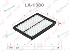 LA-1380 Фильтр воздушный