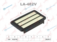 LA-482V Фильтр воздушный