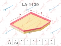 LA-1129 Фильтр воздушный