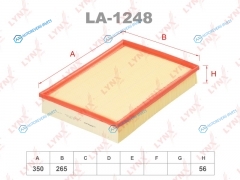 LA-1248 Фильтр воздушный