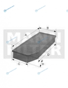 C 28 037 Фильтр воздушный