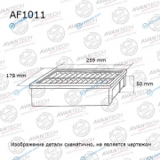 AF1011 Фильтр воздушный Avantech