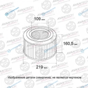 AF0181 Фильтр воздушный Avantech