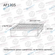 AF1305 Фильтр воздушный Avantech