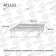 AF1122 Фильтр воздушный Avantech