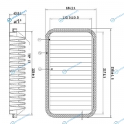 DFA23012 Фильтр воздушный DOUBLEFORCE