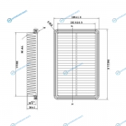 DFA2564 Фильтр воздушный DOUBLEFORCE