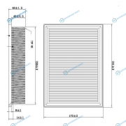 DFA24028 Фильтр воздушный DOUBLEFORCE