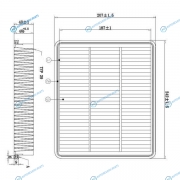 DFA2542 Фильтр воздушный DOUBLEFORCE