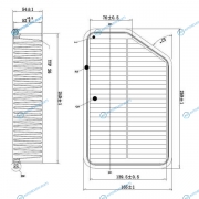 DFA26013 Фильтр воздушный DOUBLEFORCE