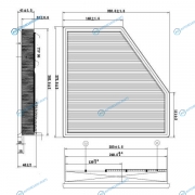 DFA1139 Фильтр воздушный DOUBLEFORCE
