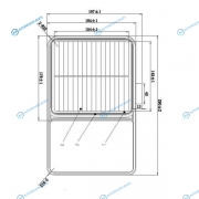 DFA29002 Фильтр воздушный DOUBLEFORCE