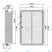 DFA2535 Фильтр воздушный DOUBLEFORCE