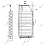 DFA3434 Фильтр воздушный DOUBLEFORCE