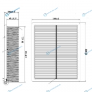 DFA23011 Фильтр воздушный DOUBLEFORCE