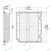 DFA2324 Фильтр воздушный DOUBLEFORCE