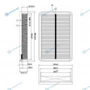 DFA2676 Фильтр воздушный DOUBLEFORCE