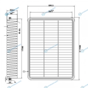 DFA31007 Фильтр воздушный DOUBLEFORCE