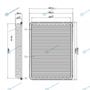 DFA1242 Фильтр воздушный DOUBLEFORCE