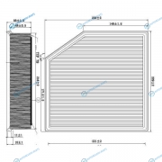 DFA1103 Фильтр воздушный DOUBLEFORCE