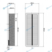 DFA2774 Фильтр воздушный DOUBLEFORCE