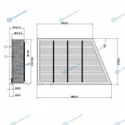 DFA1158 Фильтр воздушный DOUBLEFORCE