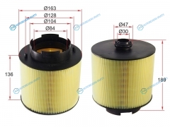 ST-4F0133843 Фильтр воздушный AUDI A6 05-11ALLROAD 06-11