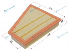 50014738 Фильтр воздушный BMW 3-SERIE F30 12-5-SERIES F10F11 10-