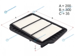 HSAF0003 Фильтр воздушный CHEVROLET LACETTI 05-DAEWOO NUBIRA 05-