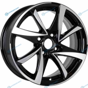 7107399 КиК Игуана R16x6.5 5x100 ET38 CB67.1 Almaz_black (КС570)