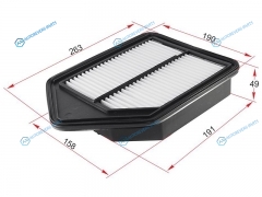 ST-17220-REZ-A00 Фильтр воздушный HONDA CR-V III (USA) 2.4i 10-12