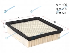 HSAF0006 Фильтр воздушный HONDA CR-V RD1 96-01