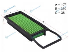 HSAF0007 Фильтр воздушный HONDA FITJAZZ 02-08