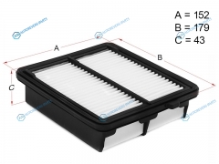 HSAF0008 Фильтр воздушный HONDA INSIGHT ZE2 09-