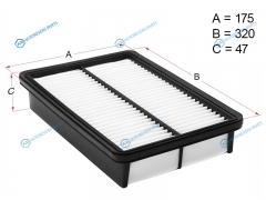 HSAF0018 Фильтр воздушный MAZDA 626 97-02MAZDA 6 02-
