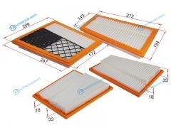 ST-A6420940404 Фильтр воздушный MERCEDES GL-CLASS X164 07-11M-CLASS W164 05-11 комплект