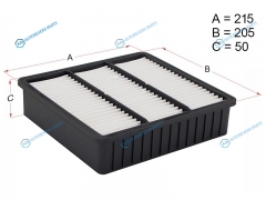 HSAF0019 Фильтр воздушный MITSUBISHI AIRTREKOUTLANDER 01-08COLT 95-03LANCER 00-DION 99-05