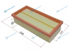 ST-1500A045 Фильтр воздушный MITSUBISHI COLT 04-12