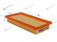 ST-1500A617 Фильтр воздушный MITSUBISHI MIRAGESPACE STAR 12-TOYOTA YARISVIOS 12NZ 13-