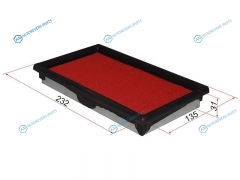 ST-AY120-NS045 Фильтр воздушный NISSAN ADWINGROAD Y12 05-BLUEBIRD SYLPHY G11 05-NOTE E11 05-TIIDA C11 04-
