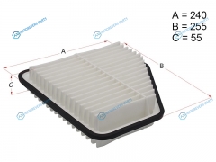 HSAF0033 Фильтр воздушный TOYOTA CAMRY ACV40 2GR 06-RAV4 A3 1AZ2AZ2GR 05-PREVIA CR5 06-