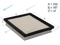 HSAF0050 Фильтр воздушный TOYOTA PRIUS ZVW30 09-