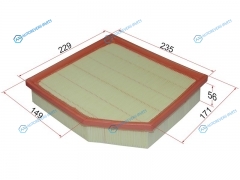 ST-17801-31170 Фильтр воздушный TOYOTA RAV4 12-CROWN 09-MARK X 09-LEXUS IS250 13-